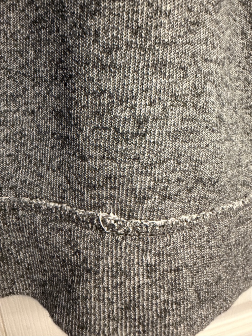 J crew 100% cotton hoodie. Gray size medium - Picture 7 of 9